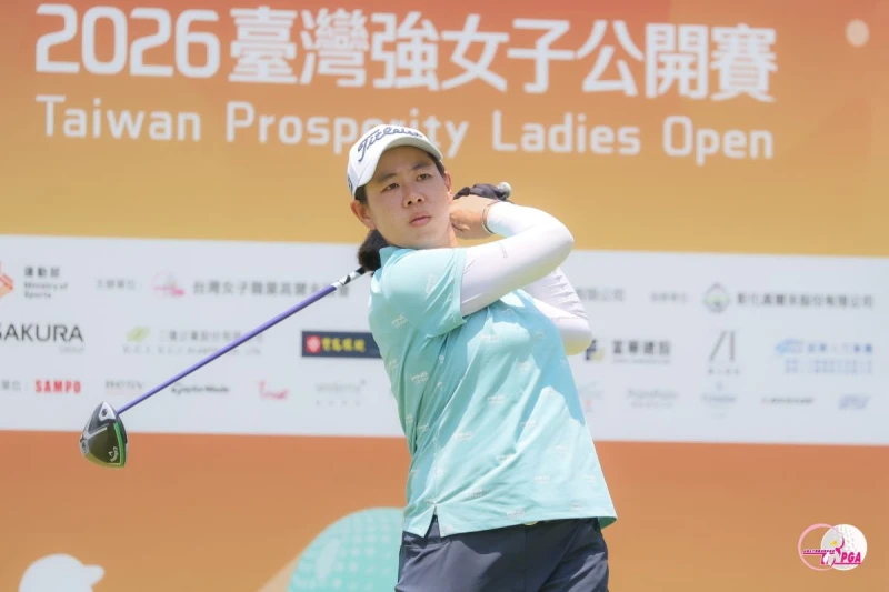 黃靖第一回合打出70桿-2暫並列第四。Tlpga/葉勇宏攝