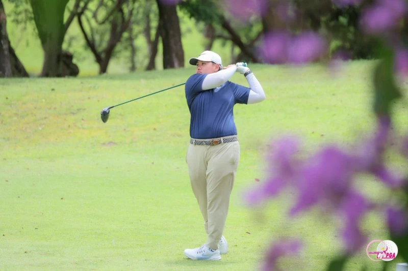 泰國選手雪曼Sherman Santiwiwatthanaphong以兩回合總桿139桿-5的成績暫居第一名。Tlpga/葉勇宏攝