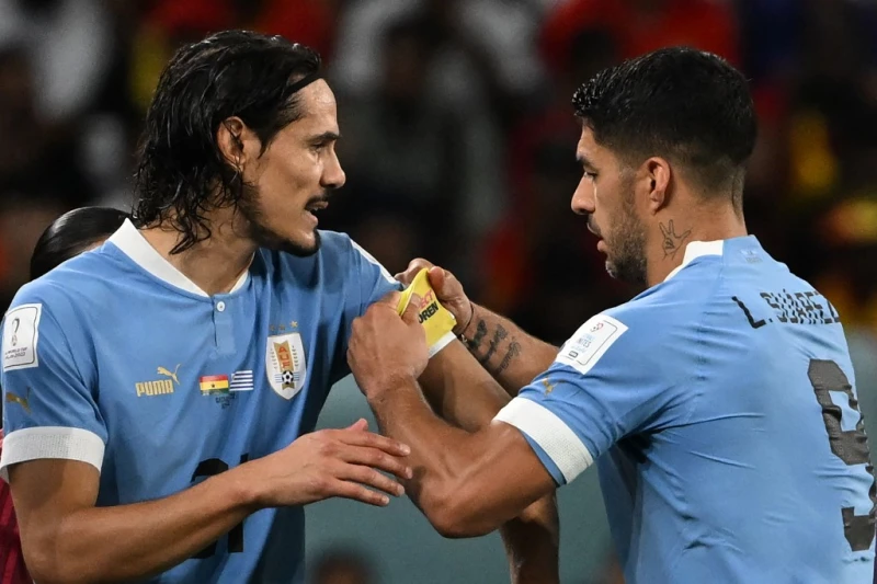 蘇亞雷斯(Luis Suárez,暱稱「牙擦蘇」,右)與卡瓦尼(Edinson Cavani,左)的時代已經過了。法新社