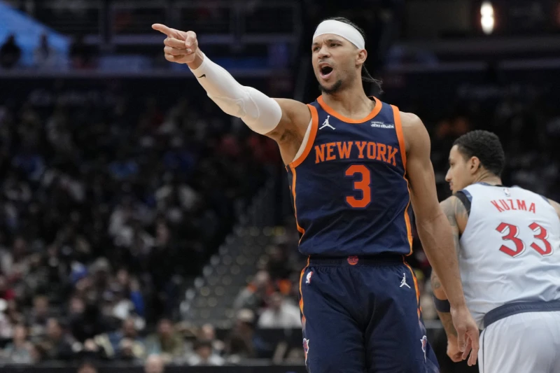NBA總冠軍戰G3連尼克前鋒哈特(Josh Hart)也覺得太誇張了。法新社
