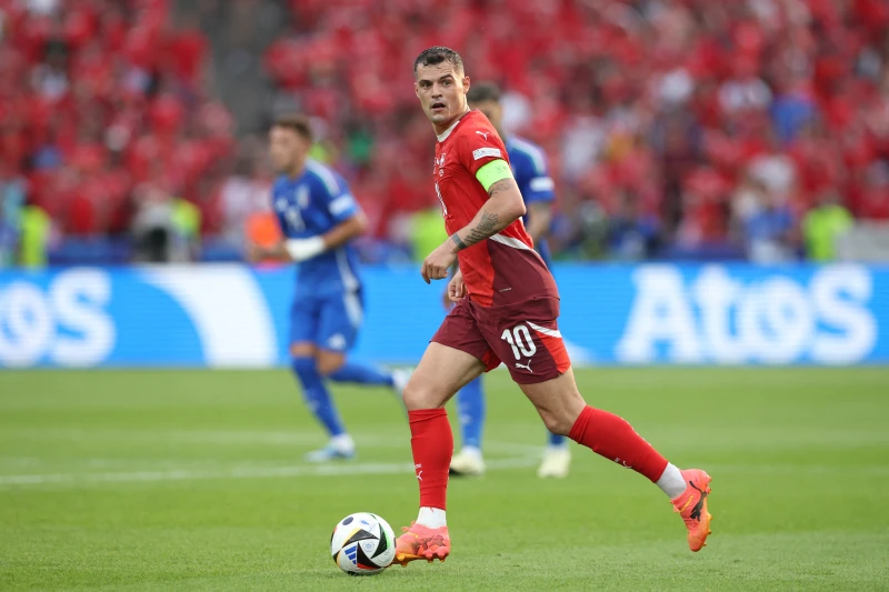 瑞士陣中擁有老將扎卡(Granit Xhaka)。法新社