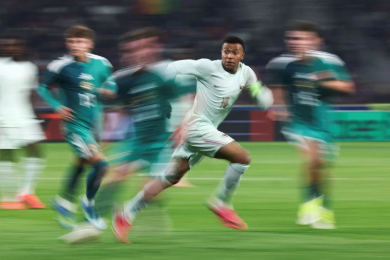 法國隊長姆巴佩(Kylian Mbappe)已連三場沒有進球。法新社