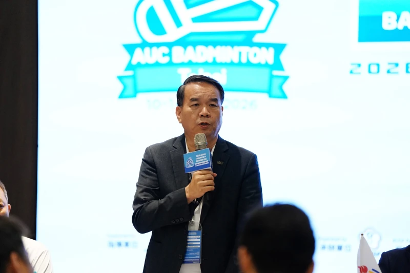 籌備委員暨大專體總會長邱炳坤。大專體總提供