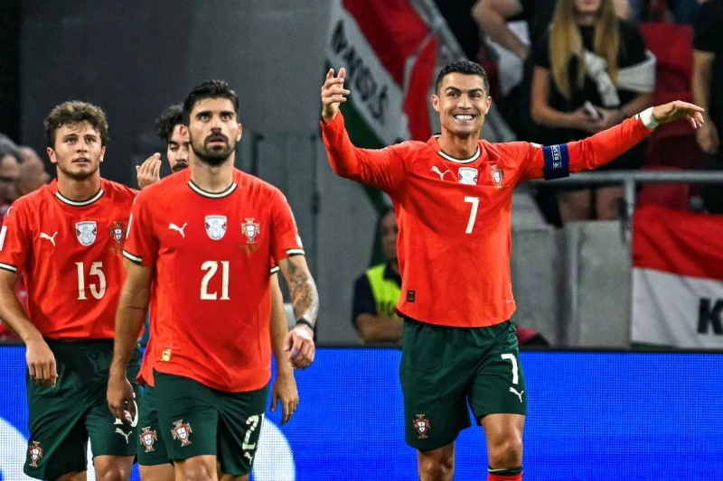 C羅雖然首戰沒發揮，但第二戰對烏茲別克直接梅開二度，現在已經是葡萄牙隊史世界盃射手榜第一。法新社