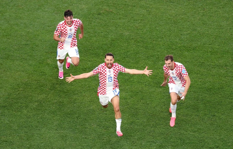 弗拉希奇（Nikola Vlasic）頭槌攻進致勝球。法新社