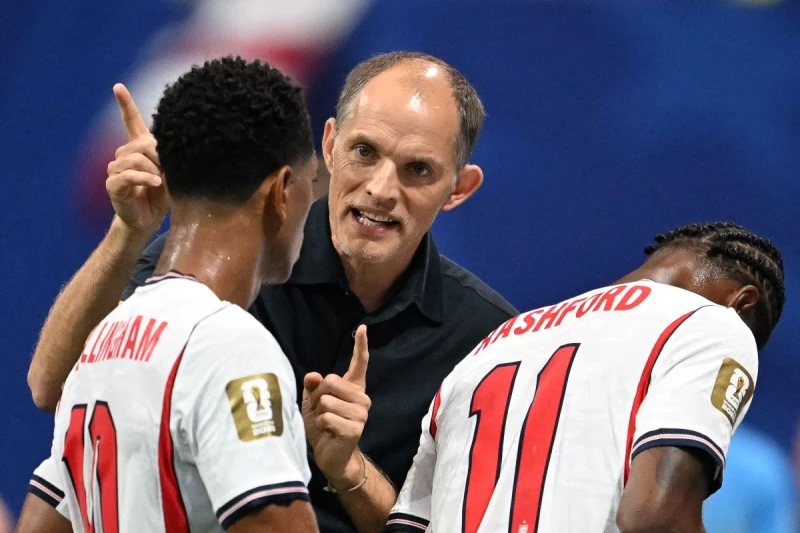 英格蘭總教練總教練圖赫爾（Thomas Tuchel）。法新社