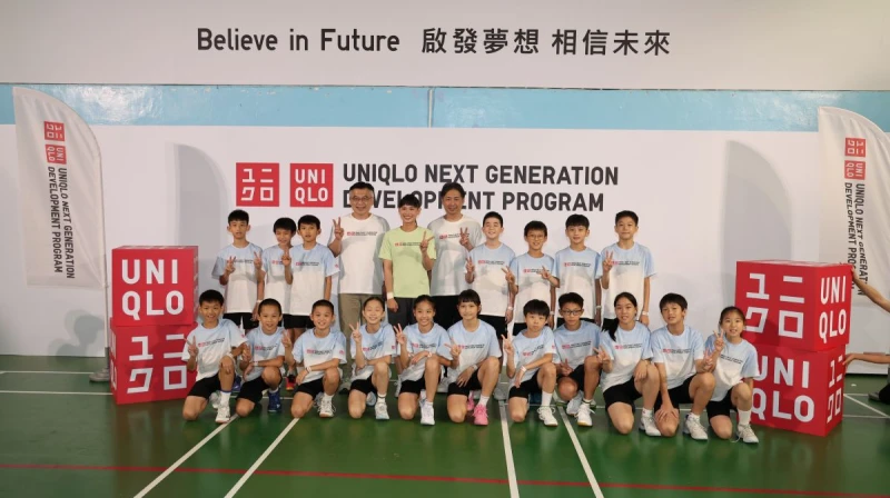 UNIQLO 攜手世界球后戴資穎走進校園 。李天助攝