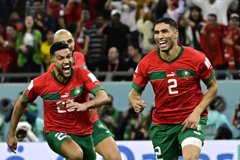 巴黎聖日耳曼右後衛哈基米（Achraf Hakimi,摩洛哥）。法新社