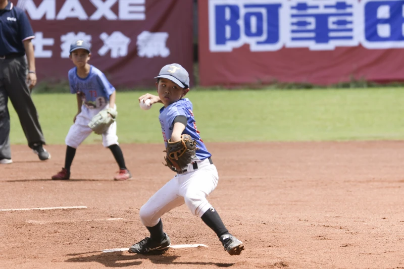 李昕燁先發3.2局。台灣世界少棒聯盟提供