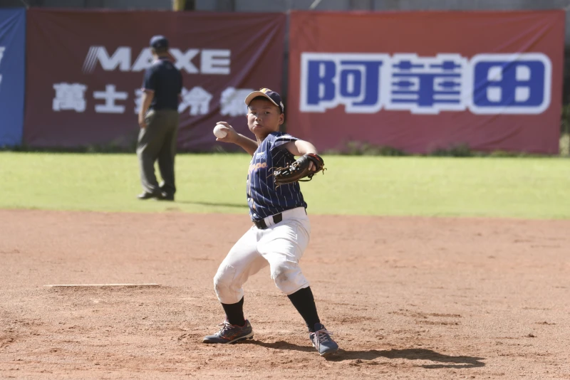 林宥辰5局完投勝。台灣世界少棒聯盟提供