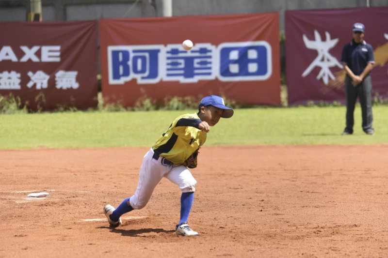 林建儀5局完投勝。台灣世界少棒聯盟提供