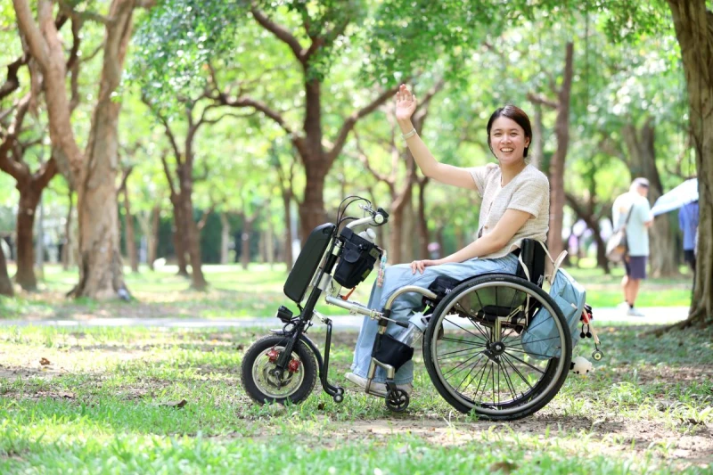 稚莠希望能帶著雙親環遊世界。潘稚莠提供
