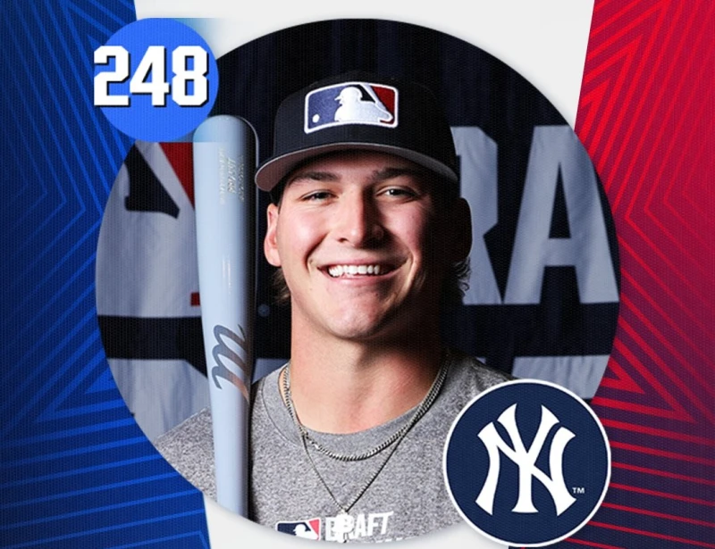 紐約洋基在第八輪選進了佩蒂特(Luke Pettitte)。摘自MLB推特