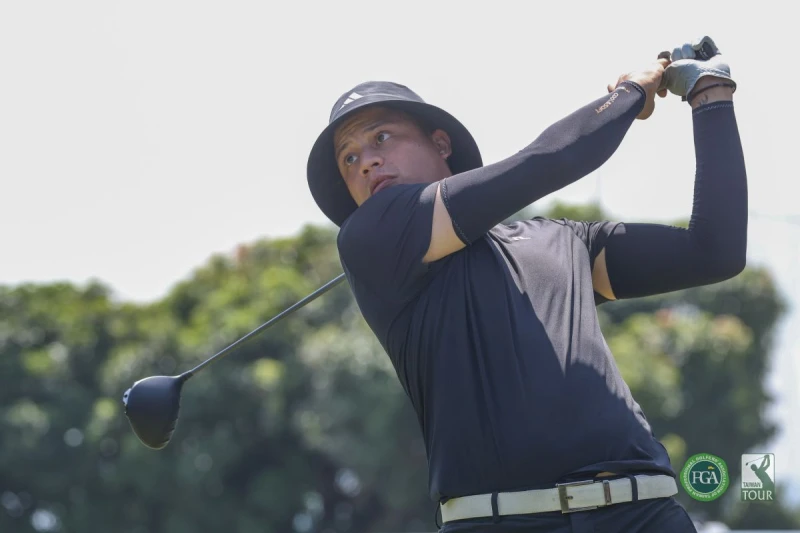 台灣選手沙比亞特馬克以兩回合總桿136桿-8暫居領先位置。Tpga/ 林聖凱攝