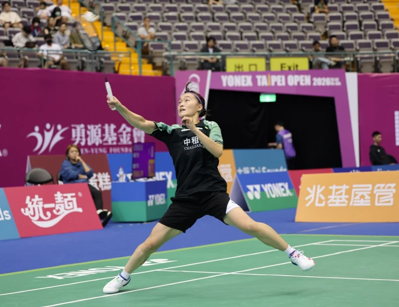 中租女將許玟琪打完台北賽最終戰。羽協提供