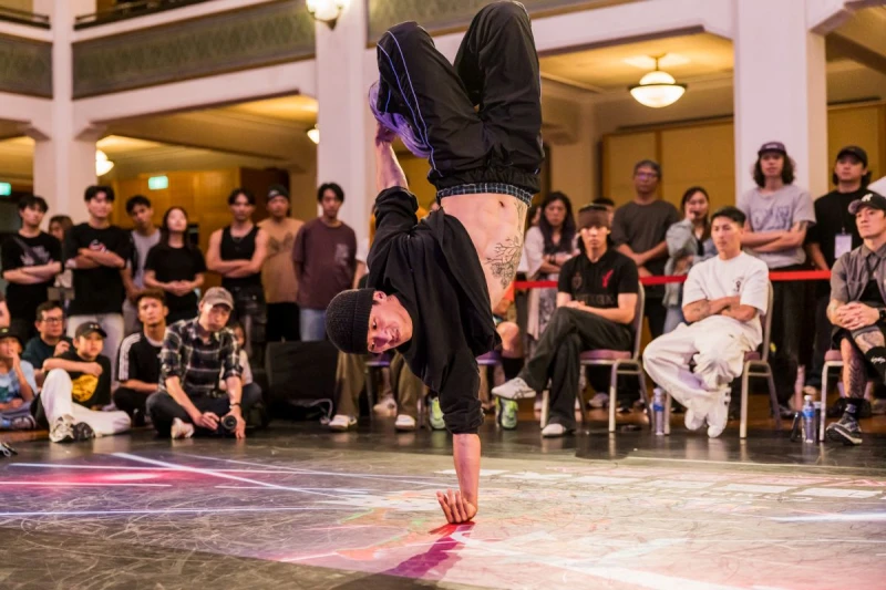 Bboy Didi他同時也是2024霹靂舞捷運盃二隊二冠軍。大會提供
