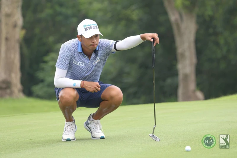王偉軒連兩回合打出65桿成績以兩回合總桿130桿-14領先7桿進入決賽。Tpga /林聖凱攝