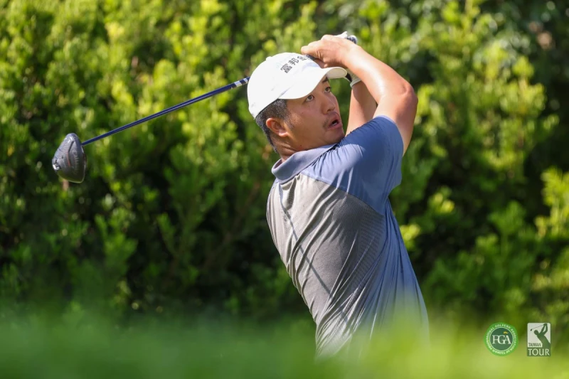 余松柏以三回合總桿207桿-9暫並列第四。Tpga/林聖凱攝