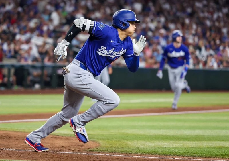 大谷翔平打出延長賽致勝分。法新社