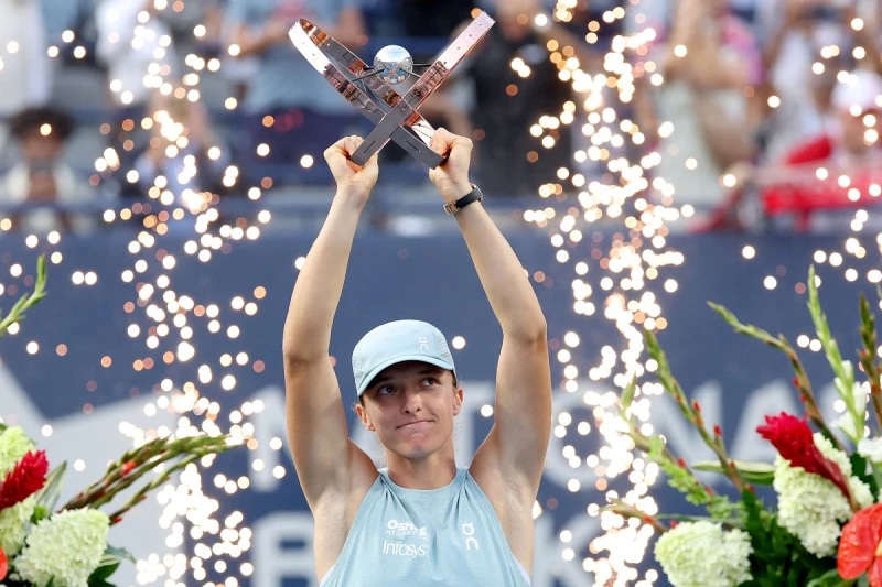 絲薇泰克終於拿下本季冠。法新社