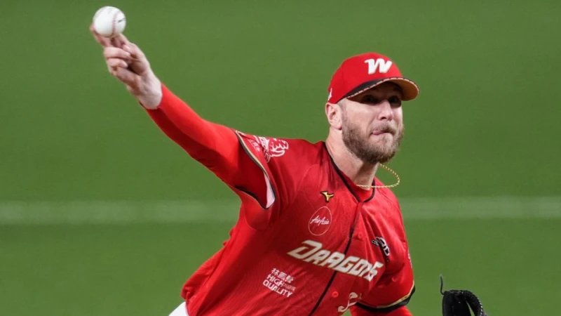 鋼龍戰績5勝7敗,防禦率2.14。資料照片