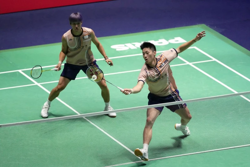 李哲輝 / 楊博軒晉世錦賽4強追平台將最佳戰績。法新社