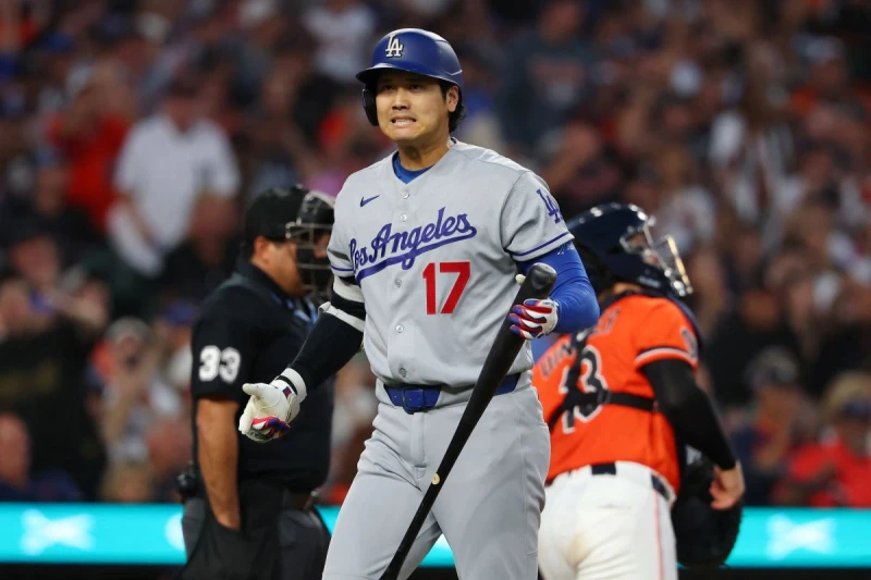 大谷翔平明先發登板計畫告吹。法新社