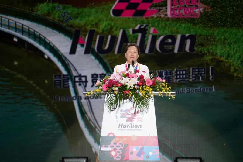 花蓮縣長徐榛蔚這次卯足勁要帶給全世界龍舟好手最好的體驗。大會提供