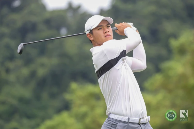 李睿紳以兩回合總桿131桿-13暫居第三。Tpga /林聖凱攝