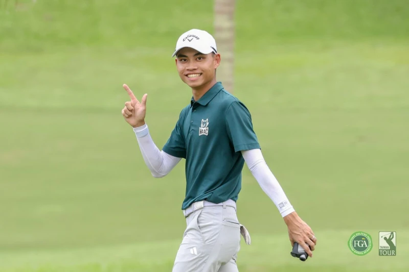 陳佑宇以兩回合總桿130桿-14暫並列第一。Tpga/林聖凱攝