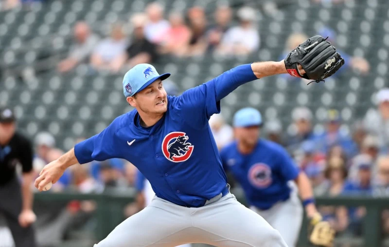太空人推出Hayden Wesneski,本季6場先發拿下4勝1敗,ERA 3.86。法新社