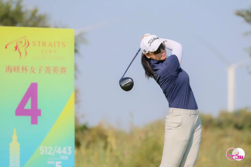 泰國選手布薩巴甘Nook Sukapan以兩回合總桿137桿-7暫居第二。Tlpga/葉勇宏攝