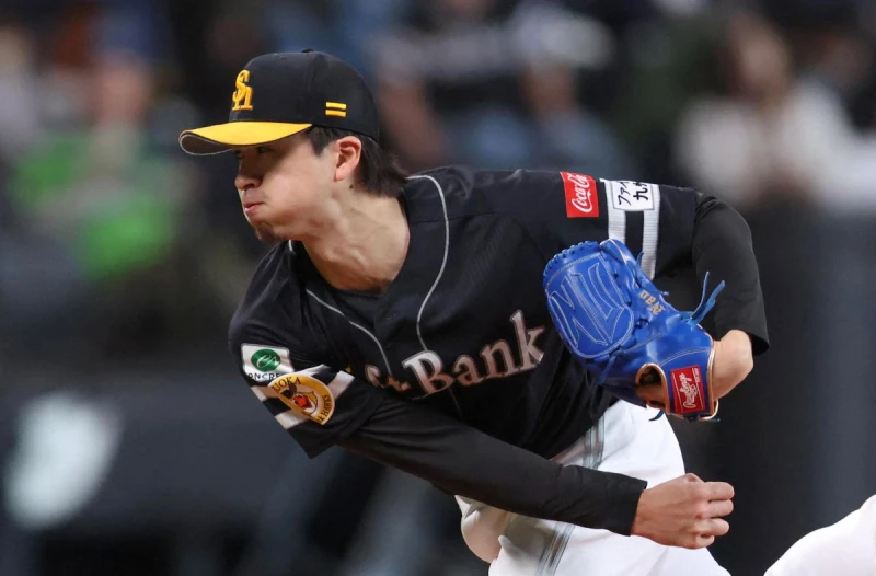 上沢直之戰績7勝4敗,防禦率2.53。法新社