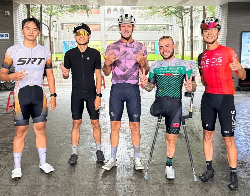 2026環大台北-(右2)義大利選手Andrea Pusateri。自行車騎士協會提供