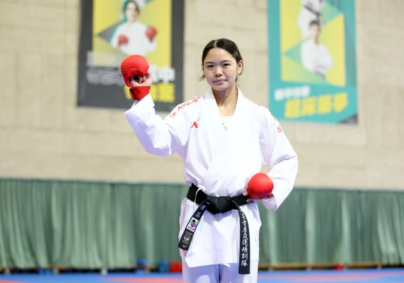 鍾雅淇將參加今年亞運女子空手道對打第一量級。郭運復攝