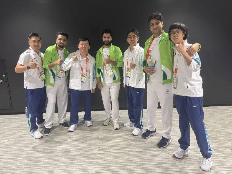 競技武術中華電競代表隊與巴基斯坦加賽。向鈺麟提供