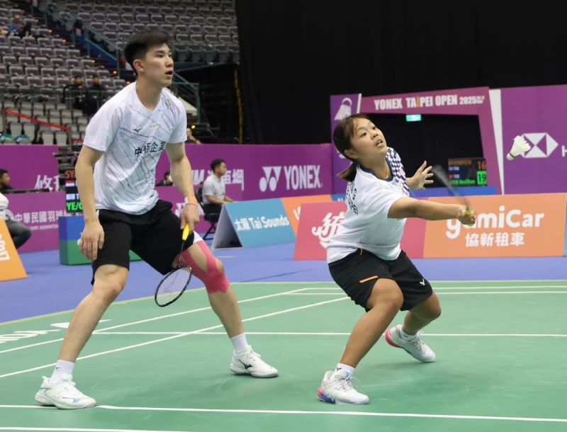 葉宏蔚/詹又蓁速勝晉16強。資料照片