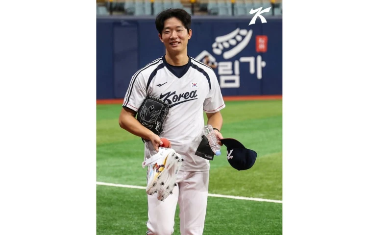 韓國決定讓休息3天的KBO勝投王崔珉錫掛帥先發,力保晉級決賽的機會。翻攝自KBO臉書