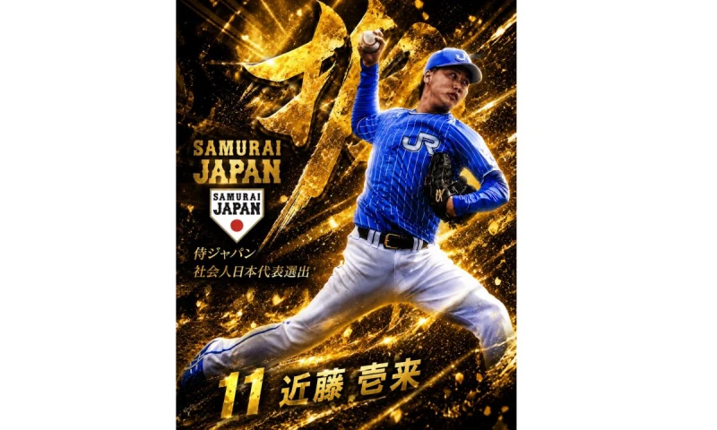 日本將由近藤壱来先發。摘自推特