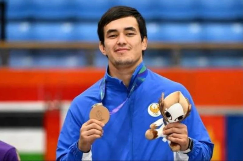 烏茲別克選手沙夫卡托夫(Nodirbek Shavkatov)成為首位藥檢呈陽性的獎牌得主。摘自沙夫卡托夫IG