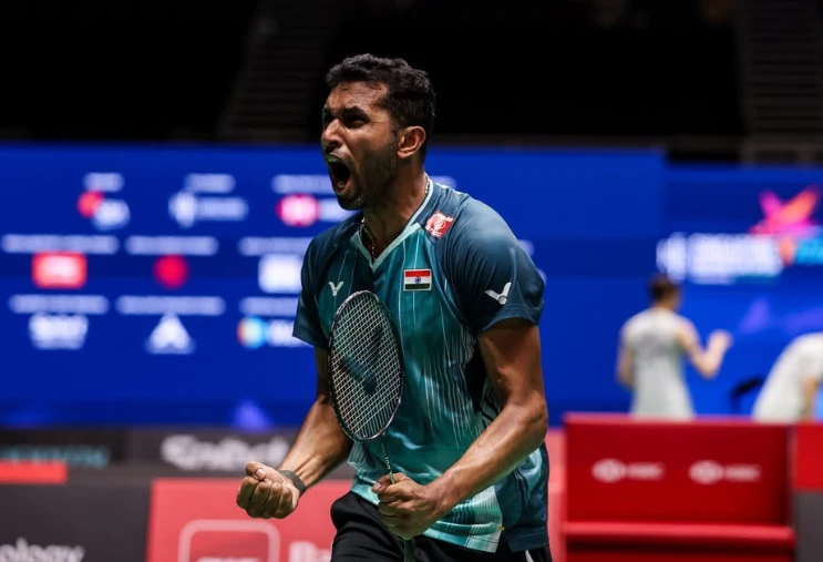 印度羽球選手普蘭諾伊·H·S(Prannoy Haseena Sunil Kumar)怒噴亞運。翻攝自victorsport_india IG