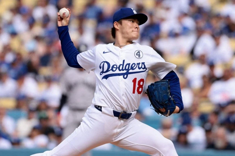 道奇由山本由伸先發，他本季先發1場拿下1勝，ERA更低只有1.29，每9局奪三振高達12.86。法新社