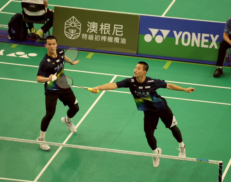中租大同李威霆／陳秉軒晉世青男雙決賽。中租提供
