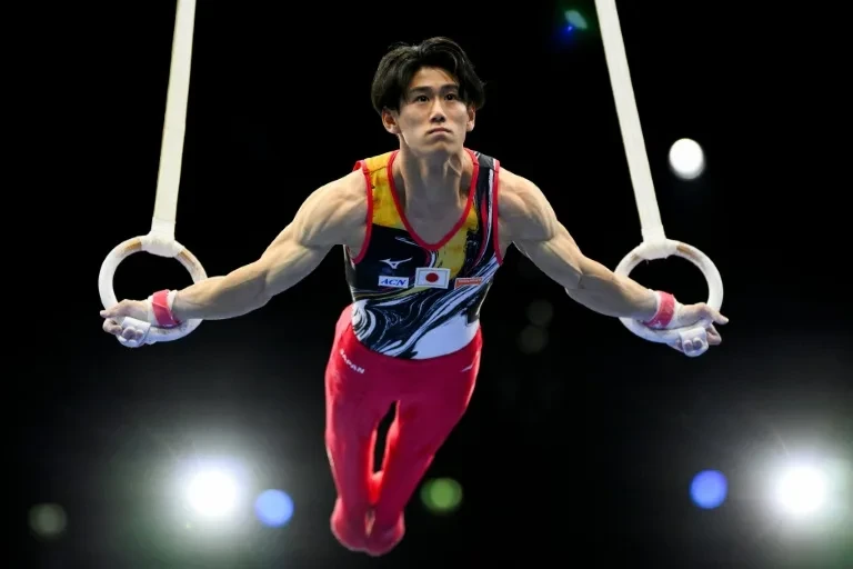日本體操好手橋本大輝（Daiki Hashimoto）完成世錦賽全能四連霸。法新社