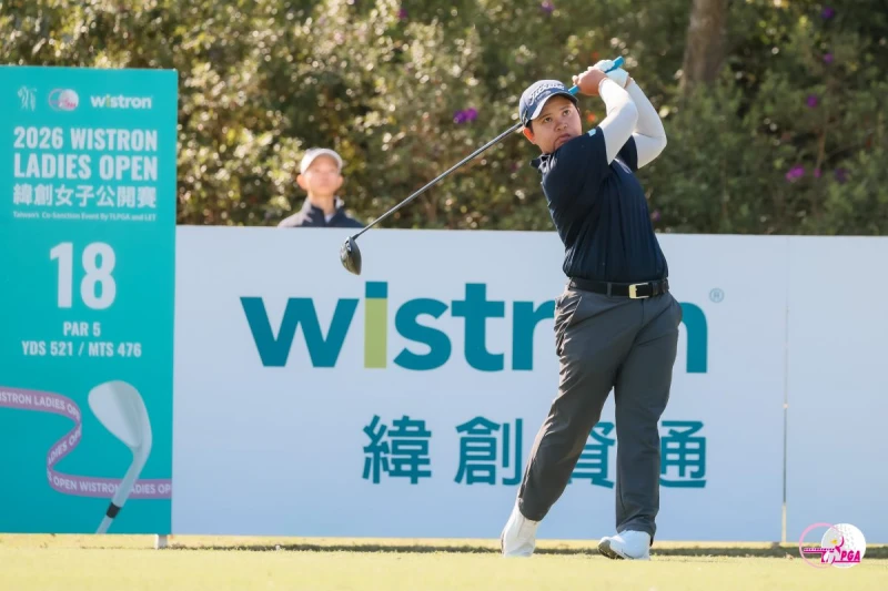 泰國選手帕查拉朱達P.K. Kongkraphan以兩回合總桿133桿-11的成績暫居第二。Tlpga/葉勇宏攝