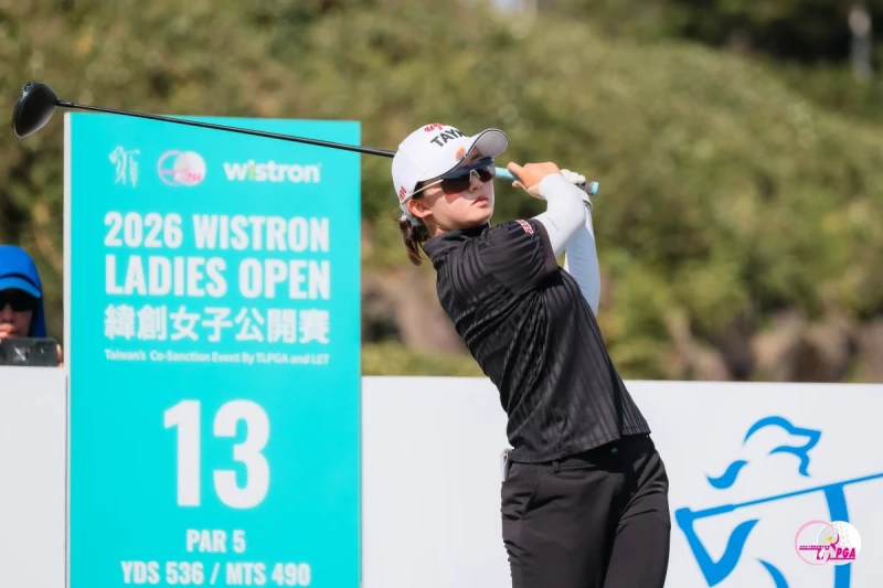 洪玉霖以兩回合總桿135桿-9的成績暫居並列第四。Tlpga/葉勇宏攝
