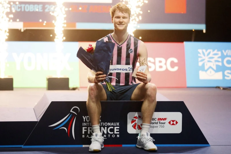 世界排名第3的丹麥羽球好手安東森(Anders Antonsen)公開質疑世界羽聯(BWF)現行排名積分制度。法新社